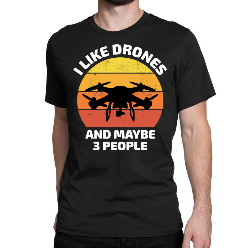 Fpv Drone Racing Quadcopters Rc Pilot Aerial Sports Vintage Retro Classic T-shirt by Tasteful Tees | Artistshot