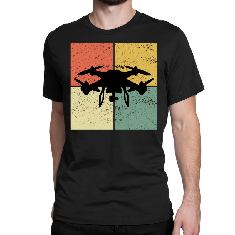 Fpv Drone Racing Quadcopters Rc Pilot Aerial Sports Vintage Retro Classic T-shirt by Tasteful Tees | Artistshot