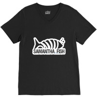 Samantha Fish Designs P0pular V-neck Tee | Artistshot