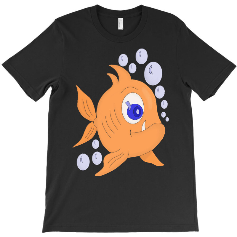 Cartoon Fish T  Shirt Fish With A Sharp Tooth T  Shirt T-shirt | Artistshot