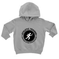 Athletic Trainer Certified To Run With Scissors Toddler Hoodie | Artistshot