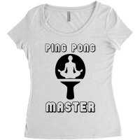 Ping Pong Master Table Tennis Women's Triblend Scoop T-shirt | Artistshot