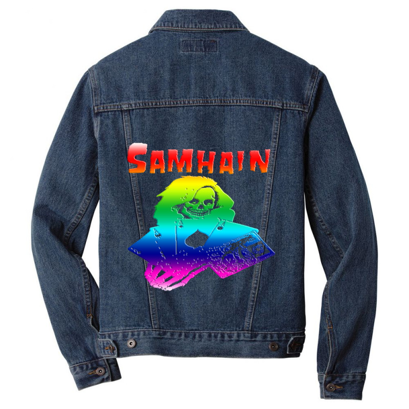 Samhaln L0g0 Designs Men Denim Jacket by denadashop | Artistshot