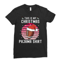 Football This Is My Christmas Pajama Football Xmas Pjs Sports 96 Ladies Fitted T-shirt | Artistshot