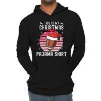 Football This Is My Christmas Pajama Football Xmas Pjs Sports 96 Lightweight Hoodie | Artistshot