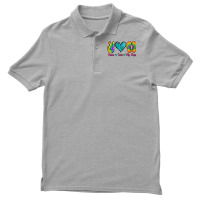 Peace Love Flips Flops Men's Polo Shirt | Artistshot