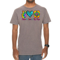 Peace Love Flips Flops Vintage T-shirt | Artistshot