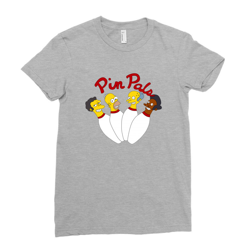 Pin Pals The Simpsons Ladies Fitted T-Shirt by coşkun | Artistshot