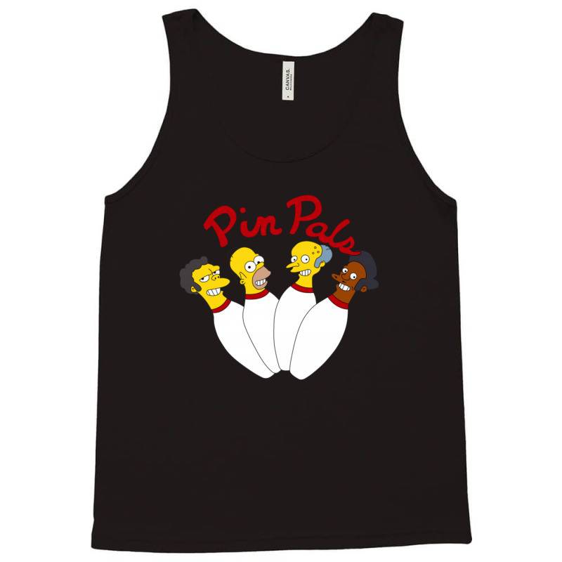 Pin Pals The Simpsons Tank Top by coşkun | Artistshot