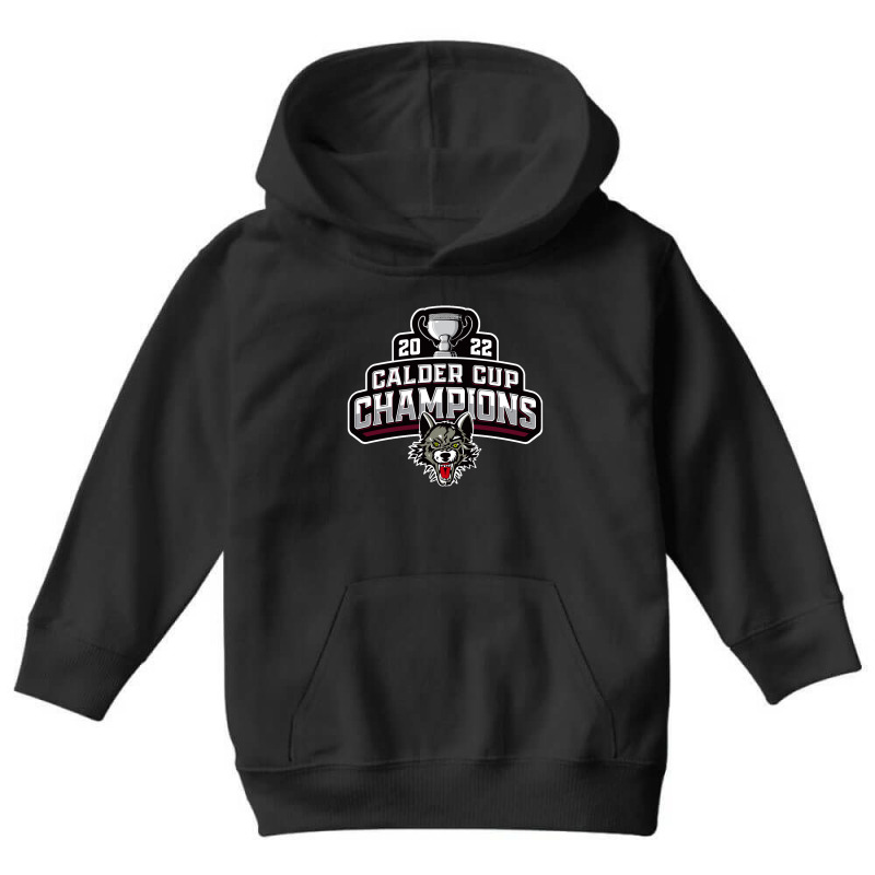 Chicago Wolves 2122 Calder Cup Champs Youth Hoodie by ddylanleonardo | Artistshot