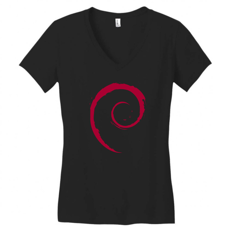 Debian Women's V-Neck T-Shirt by gesumarsa | Artistshot