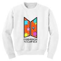 Permission To Dance Popular Youth Sweatshirt | Artistshot