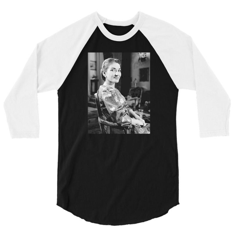 Maria Callas 3/4 Sleeve Shirt | Artistshot