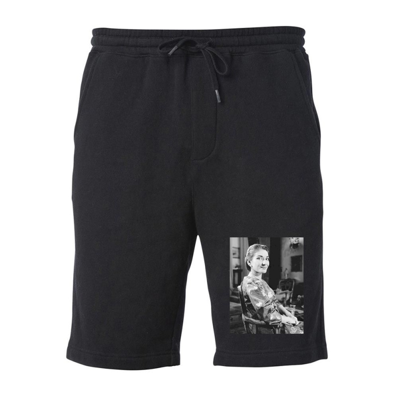 Maria Callas Fleece Short | Artistshot