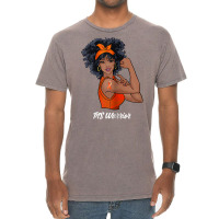 Womens Ms Warrior Fighter Support Multiple Sclerosis Awareness T Shirt Vintage T-shirt | Artistshot