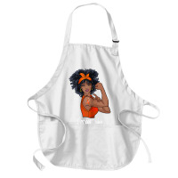 Womens Ms Warrior Fighter Support Multiple Sclerosis Awareness T Shirt Medium-length Apron | Artistshot