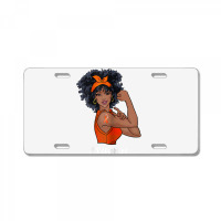 Womens Ms Warrior Fighter Support Multiple Sclerosis Awareness T Shirt License Plate | Artistshot