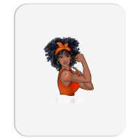 Womens Ms Warrior Fighter Support Multiple Sclerosis Awareness T Shirt Mousepad | Artistshot