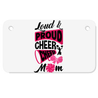 Womens Loud And Proud Cheer Cheer Mom Cheerleading Cheerleader V Neck Motorcycle License Plate | Artistshot