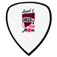 Womens Loud And Proud Cheer Cheer Mom Cheerleading Cheerleader V Neck Shield S Patch | Artistshot