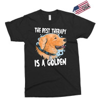 Golden Retriever Goldie Dog The Best Therapy Golden Retriever Owner Go Exclusive T-shirt | Artistshot