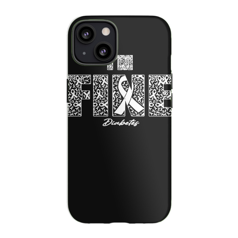 Diabetes Awareness T  Shirt Diabetes Awareness Fine Ribbons   In This iPhone 13 Case by elephantjellyfish | Artistshot