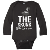 The Skunk Whisperer   Zookeeper Zoologist Animal Lover T Shirt Long Sleeve Baby Bodysuit | Artistshot