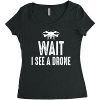 Fpv Drone Racing Quadcopters Rc Pilot Aerial Sports Women's Triblend Scoop T-shirt | Artistshot