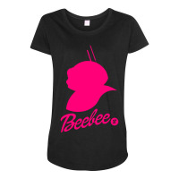 I Am A Bb Girl Maternity Scoop Neck T-shirt | Artistshot