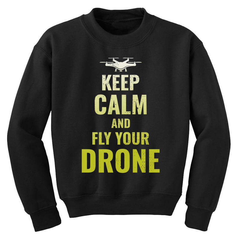 Fpv Drone Racing Quadcopters Rc Pilot Aerial Sports Youth Sweatshirt by Tasteful Tees | Artistshot