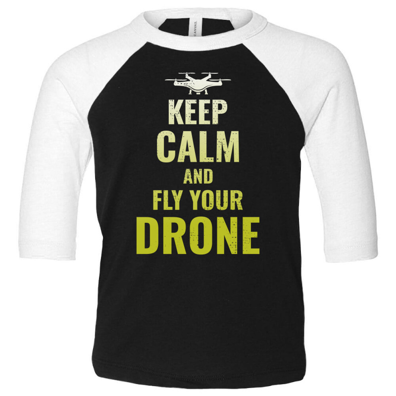 Fpv Drone Racing Quadcopters Rc Pilot Aerial Sports Toddler 3/4 Sleeve Tee by Tasteful Tees | Artistshot