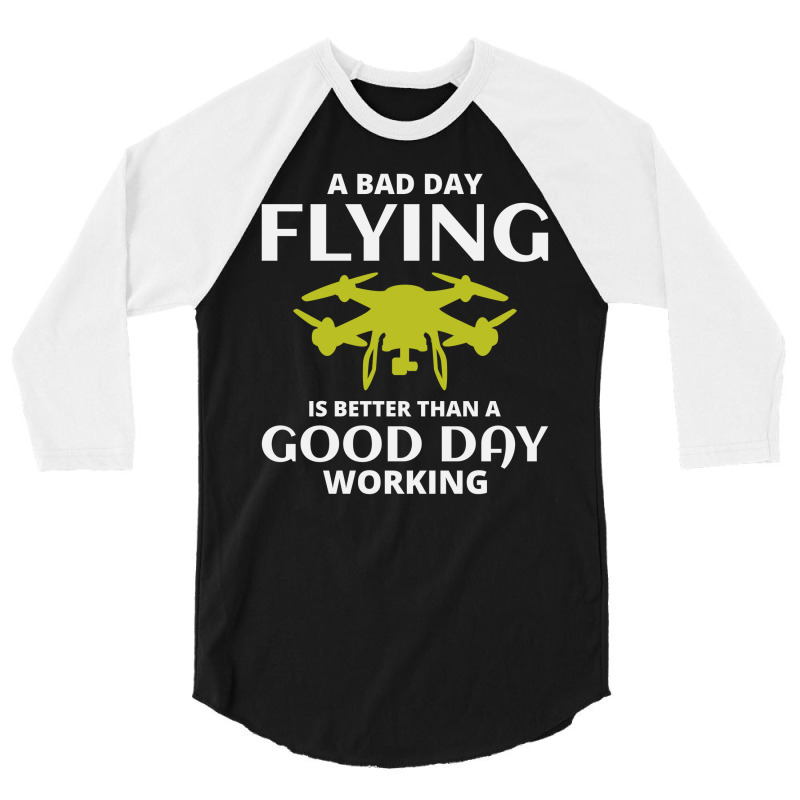 Fpv Drone Racing Quadcopters Rc Pilot Aerial Sports 3/4 Sleeve Shirt by Tasteful Tees | Artistshot