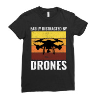 Fpv Drone Racing Quadcopters Rc Pilot Aerial Sports Ladies Fitted T-shirt | Artistshot