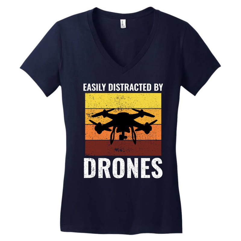 Fpv Drone Racing Quadcopters Rc Pilot Aerial Sports Women's V-Neck T-Shirt by Tasteful Tees | Artistshot