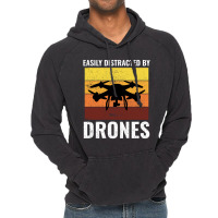 Fpv Drone Racing Quadcopters Rc Pilot Aerial Sports Vintage Hoodie | Artistshot