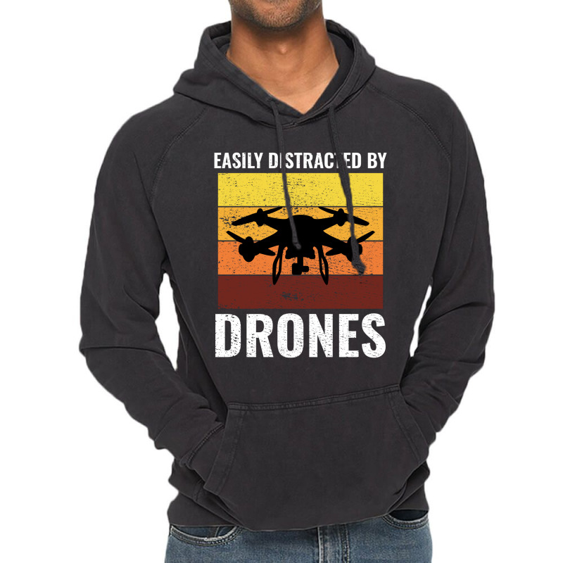 Fpv Drone Racing Quadcopters Rc Pilot Aerial Sports Vintage Hoodie by Tasteful Tees | Artistshot