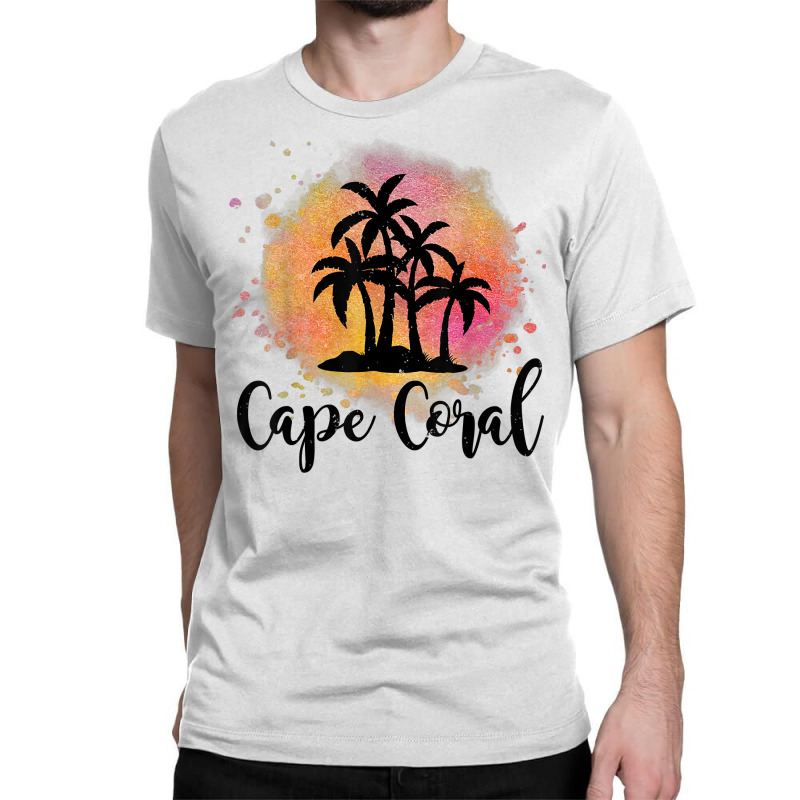 Custom Cape Coral Florida Beach Family Vacation T Shirt Classic T