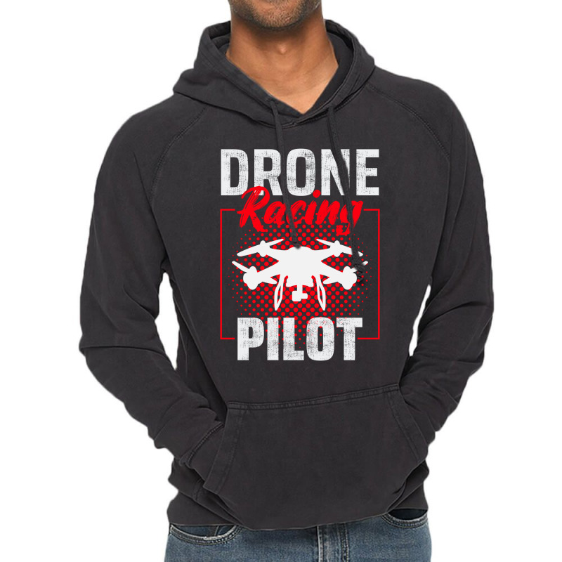 Fpv Drone Racing Quadcopters Rc Pilot Aerial Sports Vintage Hoodie by Tasteful Tees | Artistshot