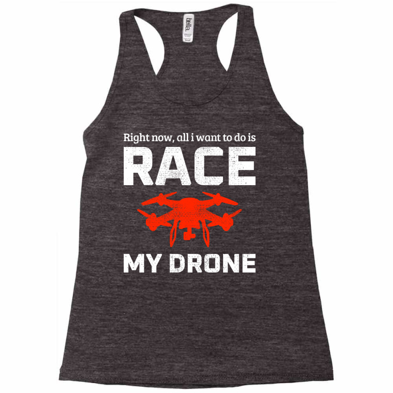 Fpv Drone Racing Quadcopters Rc Pilot Aerial Sports Racerback Tank by Tasteful Tees | Artistshot