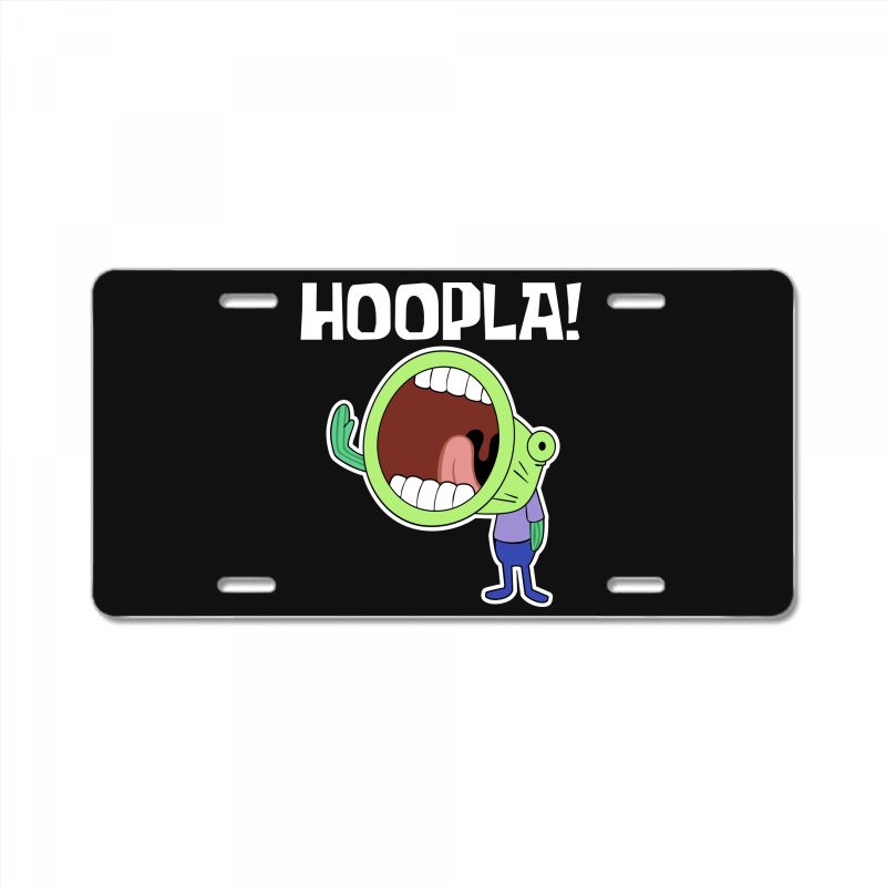 Hoopla Fish License Plate by leodrolic | Artistshot