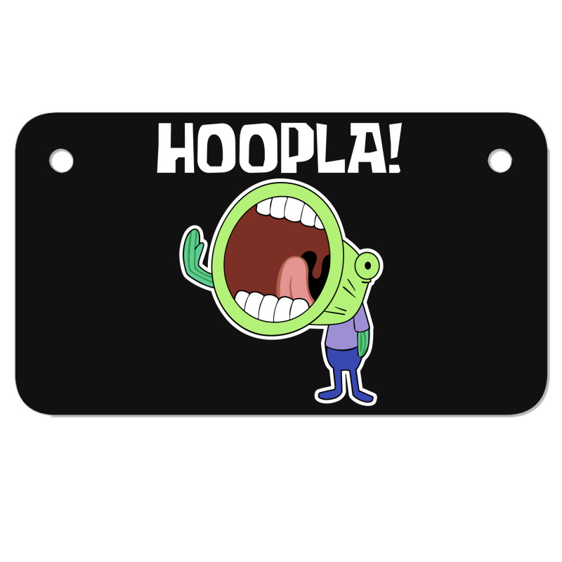 Hoopla Fish Motorcycle License Plate by leodrolic | Artistshot