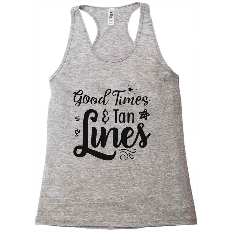 Good Times Ten Lines Racerback Tank by dev18 | Artistshot