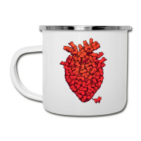 I Love Cat Heart Camper Cup | Artistshot