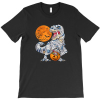 Halloween Shirts For Boys Kids Dinosaur T Rex Mummy Pumpkin T Shirt T-shirt | Artistshot