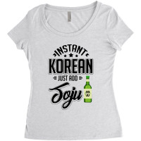 Instant Korean Just Add Drink Women's Triblend Scoop T-shirt | Artistshot