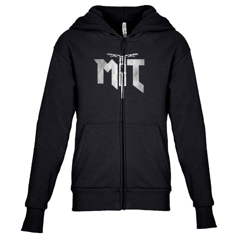 Mountain Bike Youth Zipper Hoodie | Artistshot