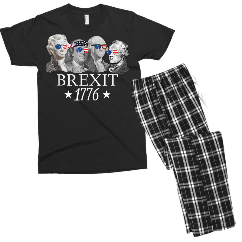 Brexit 1776 Founding Fathers American Independence Usa Tank Top Men's T-shirt Pajama Set | Artistshot