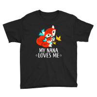 Nana Loves Me Woodland Youth Tee | Artistshot