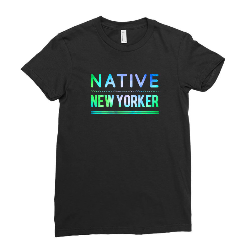 Native New Yorker Ladies Fitted T-Shirt by Sie Sie | Artistshot