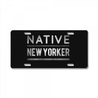 Native New Yorker License Plate | Artistshot